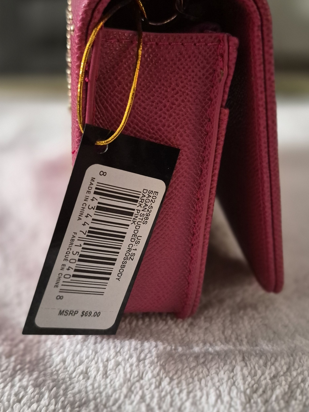 bebe Women's Studded Pink Wallet - bebe - Picture 5 of 8